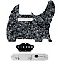 920d Custom Texas Grit Loaded Pickguard for Tele With T4W-REV-C Control Plate Black Pearl thumbnail