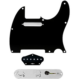 920d Custom Texas Grit Loaded Pickguard for Tele With T4W-REV-C Control Plate Black