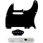 920D Custom Texas Grit Loaded Pickguard for Tele With T4W-REV-C Control Plate Black thumbnail