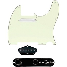 920D Custom Texas Grit Loaded Pickguard for Tele With T4W-REV-B Control Plate Mint Green