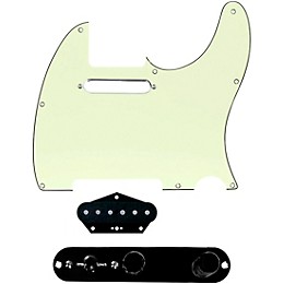 920D Custom Texas Grit Loaded Pickguard for Tele With T4W-B Control Plate Mint Green