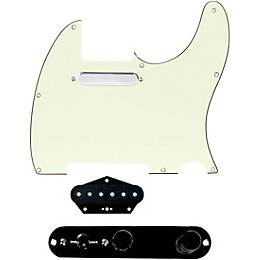 920d Custom Texas Grit Loaded Pickguard for Tele With T3W-B Control Plate Mint Green