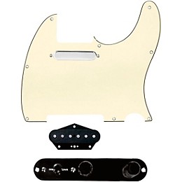 920D Custom Texas Grit Loaded Pickguard for Tele With T3W-B Control Plate Aged White