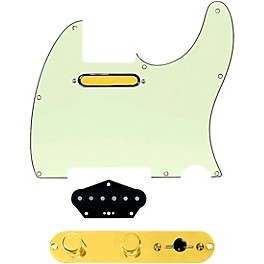 920d Custom Gold Foil Loaded Pickg... 920d Custom Gold Foil Loaded Pickguard for Tele With T4W-REV-G Control Plate Mint Green