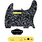 920d Custom Gold Foil Loaded Pickguard for Tele With T4W-REV-G Control Plate Black Pearl thumbnail