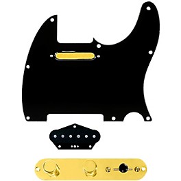 920d Custom Gold Foil Loaded Pickguard ... 920d Custom Gold Foil Loaded Pickguard for Tele With T4W-REV-G Control Plate Black