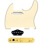 920d Custom Texas Grit Loaded Pickguard for Tele With T4W-G Control Plate Aged White thumbnail