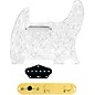 920d Custom Texas Vintage Loaded Pickguard for Tele With T4W-G Control Plate White Pearl thumbnail