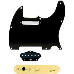 920d Custom Texas Vintage Loaded Pickguard for Tele With T4W-G Control Plate Black