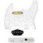 920d Custom Gold Foil Loaded Pickguard for Tele With T4W-REV-C Control Plate White Pearl thumbnail