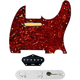 920d Custom Gold Foil Loaded Pickguard for Tele With T4W-REV-C Control Plate Tortoise