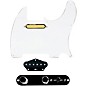 920d Custom Gold Foil Loaded Pickguard for Tele With T4W-REV-B Control Plate White thumbnail