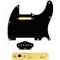 920d Custom Gold Foil Loaded Pickguard for Tele With T4W-G Control Plate Black thumbnail