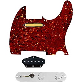 920d Custom Gold Foil Loaded Pickguard for Tele With T4W-C Control Plate Tortoise