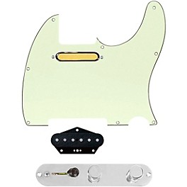 920d Custom Gold Foil Loaded Pickguard... 920d Custom Gold Foil Loaded Pickguard for Tele With T4W-C Control Plate Mint Green