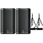 Harbinger VARI 2410 10" Powered Speakers Package With Stands thumbnail