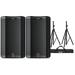 Harbinger VARI 3415 15" Powered Speakers Package With Stands