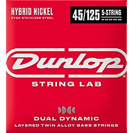 Dunlop Dual Dynamic Hybrid Nickel 5-String Electric Bass Strings 45 - 125