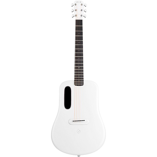 LAVA MUSIC ME 4 Carbon Fiber 36" Acoustic-Electric Guitar With Airflow Bag White