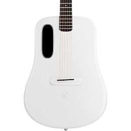 LAVA MUSIC ME 4 Carbon Fiber 38" Acoustic-Electric Guitar With Airflow Bag White