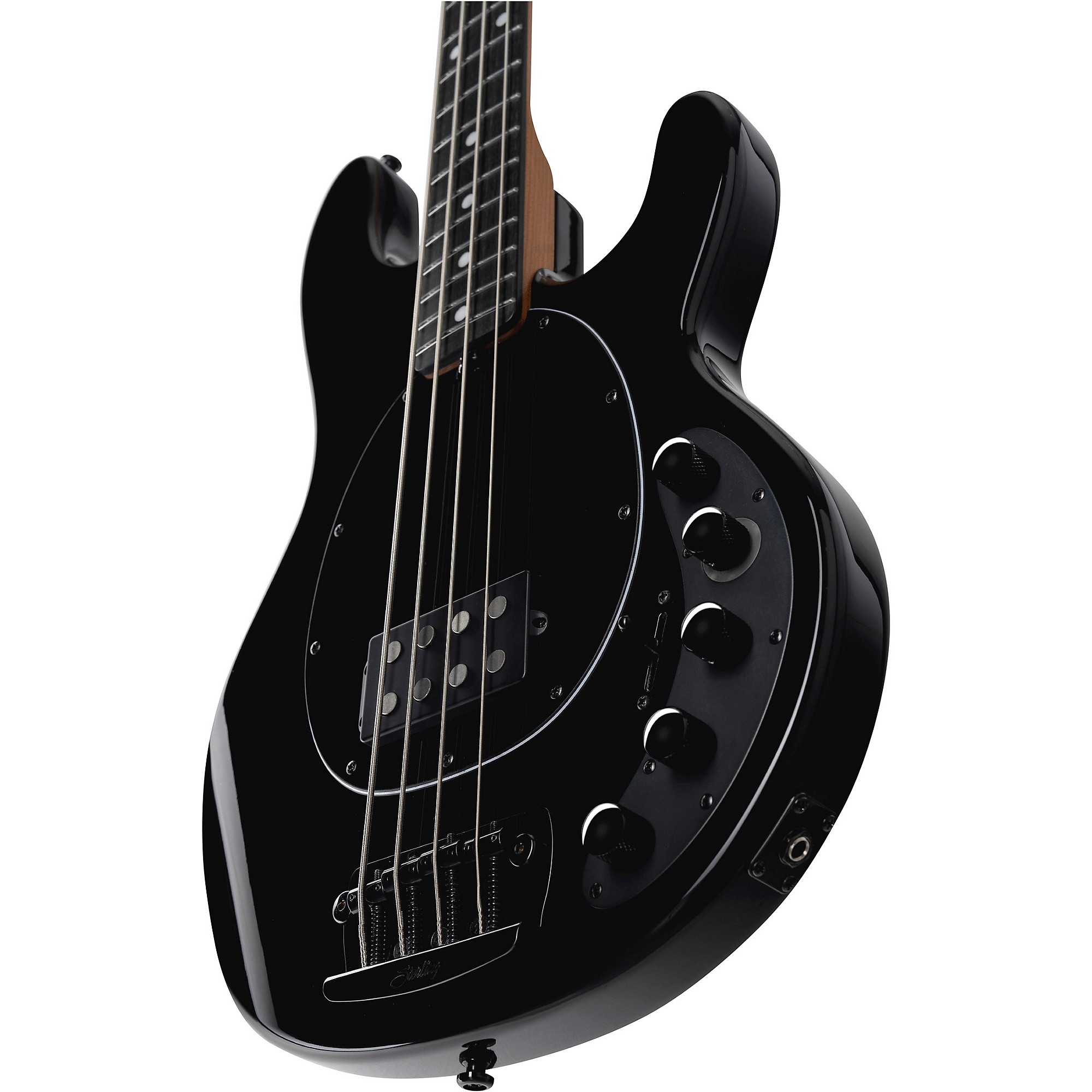 Sterling by Music Man DarkRay Electric Bass Black | Guitar