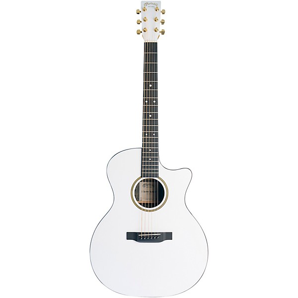 Martin GPC-X1E Special X Series HPL Acoustic-Electric Guitar White
