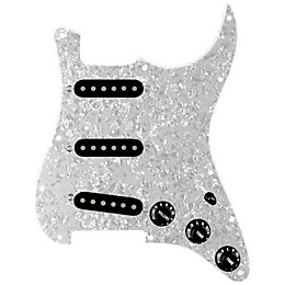 920d Custom Vintage American Loaded Pickguard for Strat With Black Pickups and S5W-BL-V Wiring Harness White Pearl