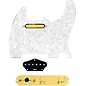 920d Custom Gold Foil Loaded Pickguard for Tele With T3W-G Control Plate White Pearl thumbnail