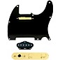 920D Custom Gold Foil Loaded Pickguard for Tele With T3W-G Control Plate Black thumbnail