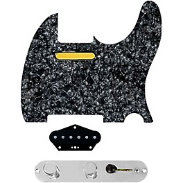 920d Custom Gold Foil Loaded Pick... 920d Custom Gold Foil Loaded Pickguard for Tele With T3W-REV-C Control Plate Black Pearl