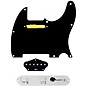 920d Custom Gold Foil Loaded Pickguard for Tele With T3W-REV-C Control Plate Black thumbnail