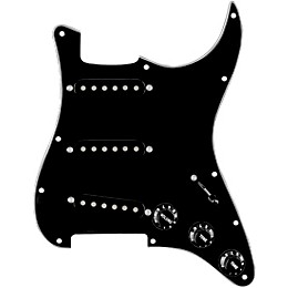 920d Custom Vintage American Loaded Pickguard for Strat With Black Pickups and S5W Wiring Harness Black