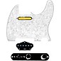 920d Custom Gold Foil Loaded Pickguard for Tele With T3W-B Control Plate White Pearl thumbnail