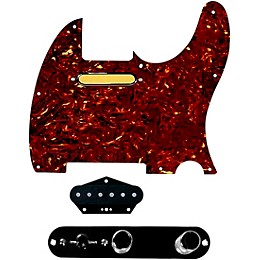 920d Custom Gold Foil Loaded Pickguard for Tele With T3W-B Control Plate Tortoise