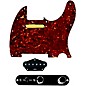 920d Custom Gold Foil Loaded Pickguard for Tele With T3W-B Control Plate Tortoise thumbnail