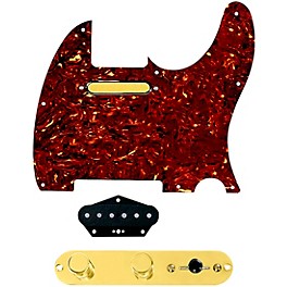 920d Custom Gold Foil Loaded Pickgua... 920d Custom Gold Foil Loaded Pickguard for Tele With T3W-REV-G Control Plate Tortoise