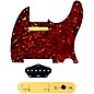 920d Custom Gold Foil Loaded Pickguard for Tele With T3W-REV-G Control Plate Tortoise thumbnail