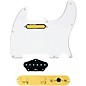 920d Custom Gold Foil Loaded Pickguard for Tele With T3W-REV-G Control Plate White thumbnail