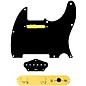 920D Custom Gold Foil Loaded Pickguard for Tele With T3W-REV-G Control Plate Black thumbnail