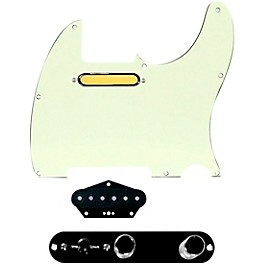 920d Custom Gold Foil Loaded Pickguard... 920d Custom Gold Foil Loaded Pickguard for Tele With T4W-B Control Plate Mint Green