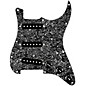 920d Custom Texas Vintage Loaded Pickguard for Strat With Black Pickups and S5W Wiring Harness Black Pearl thumbnail
