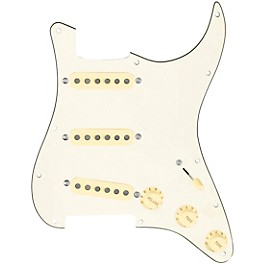 920d Cust... 920d Custom Vintage American Loaded Pickguard for Strat With Aged White Pickups and S5W Wiring Harness Parchment