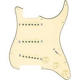 920d Custom Vintage American Loaded Pickguard for Strat With Aged White Pickups and S5W-BL-V Wiring Harness Aged White