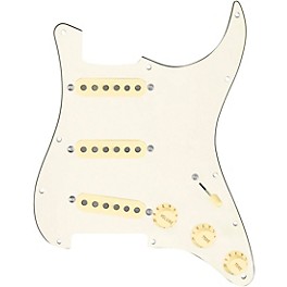 920d C... 920d Custom Texas Vintage Loaded Pickguard for Strat With Aged White Pickups and S5W-BL-V Wiring Harness Aged White