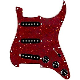 920d Custom Texas Vintage Loaded Pickguard for Strat With Black Pickups and S5W-BL-V Wiring Harness Tortoise
