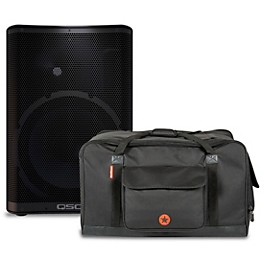 QSC CP12 12" Powered Speaker With Road Runner Bag