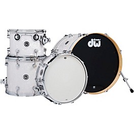 DW DWe... DW DWe Wireless Acoustic-Electronic Convertible 4-Piece Shell Pack With 20" Bass Drum Finish Ply White Marine Pearl