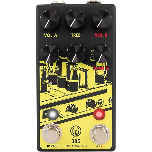 Walrus Audio 385 Overdrive MKII Effects Pedal Yellow