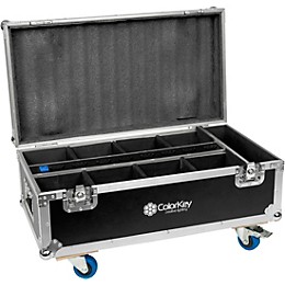 ColorKey Charging Road Case With Casters for Eight AirPar HEX 4 Lights