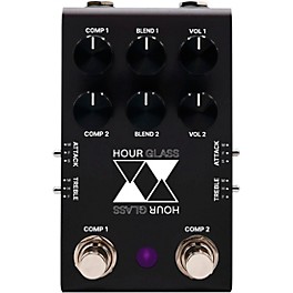 Jackson Audio Hourglass Analog Dual Compressor Effects Pedal Black